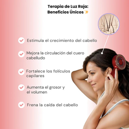 RevitalHair® Cepillo terapia ionica crecimiento acelerado