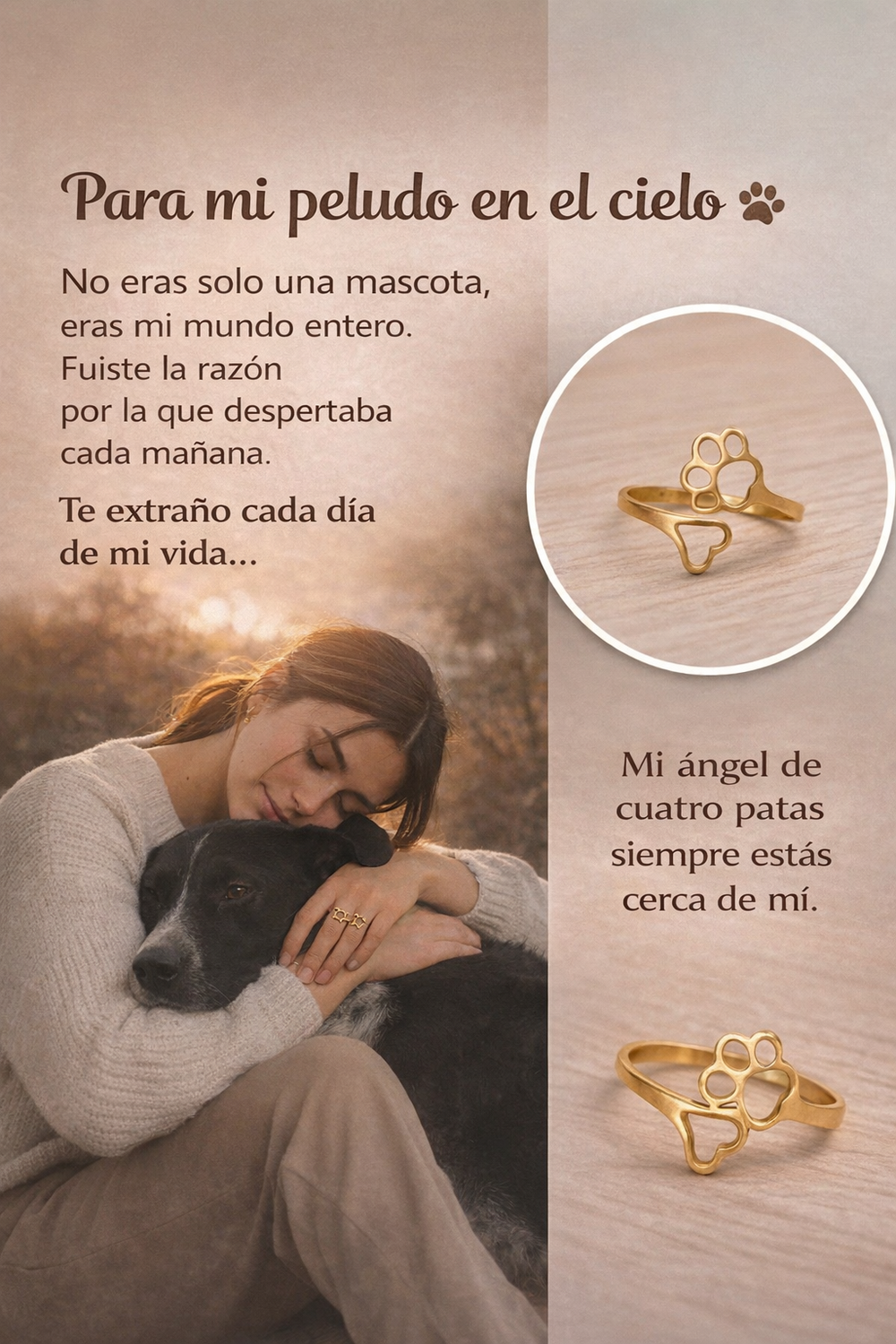 Para mi peludo en el cielo