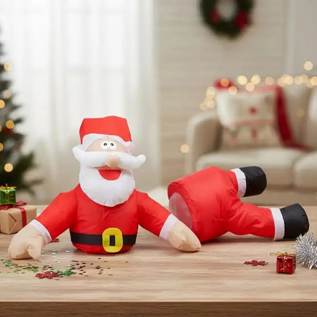Papá Noel y Reno con movimiento 🎅